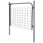 vidaXL Gartenzauntor 100 x 100 cm Anthrazit vidaXL Gartenzauntor 100 x 100 cm Anthrazit