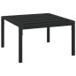 vidaXL Garten-Couchtisch Schwarz 60x60x35 cm Stahl vidaXL Garten-Couchtisch Schwarz 60x60x35 cm Stahl