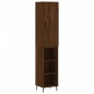 Highboard Braun Eichen-Optik 34,5x34x180 cm Holzwerkstoff Highboard Braun Eichen-Optik 34,5x34x180 cm Holzwerkstoff