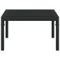 vidaXL Garten-Couchtisch Schwarz 60x60x35 cm Stahl vidaXL Garten-Couchtisch Schwarz 60x60x35 cm Stahl