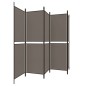 5-tlg. Paravent Anthrazit 250x200 cm Stoff 5-tlg. Paravent Anthrazit 250x200 cm Stoff