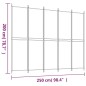 5-tlg. Paravent Anthrazit 250x200 cm Stoff 5-tlg. Paravent Anthrazit 250x200 cm Stoff