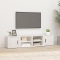TV-Schränke 2 Stk. Weiß 80x31,5x36 cm Holzwerkstoff TV-Schränke 2 Stk. Weiß 80x31,5x36 cm Holzwerkstoff