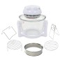 Halogen-Konvektionsofen mit Erweiterungsring 800 W 10 L Halogen-Konvektionsofen mit Erweiterungsring 800 W 10 L