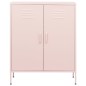 Lagerschrank Rosa 80x35x101,5 cm Stahl Lagerschrank Rosa 80x35x101,5 cm Stahl