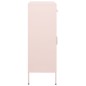 Lagerschrank Rosa 80x35x101,5 cm Stahl Lagerschrank Rosa 80x35x101,5 cm Stahl