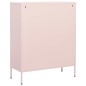 Lagerschrank Rosa 80x35x101,5 cm Stahl Lagerschrank Rosa 80x35x101,5 cm Stahl