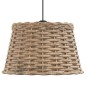 Lampenschirm Braun Ø38x23 cm Korbweide Lampenschirm Braun Ø38x23 cm Korbweide
