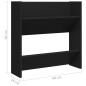 vidaXL Wand-Schuhschränke 4 Stk. Schwarz 60x18x60 cm Holzwerkstoff vidaXL Wand-Schuhschränke 4 Stk. Schwarz 60x18x60 cm Holzwerkstoff