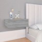 Hängende Nachttische 2 Stk. Grau Sonoma 40x30x15 cm Hängende Nachttische 2 Stk. Grau Sonoma 40x30x15 cm