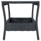 Gartentisch Dunkelgrau 45x45x46,5 cm Poly Rattan Gartentisch Dunkelgrau 45x45x46,5 cm Poly Rattan
