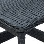 Gartentisch Dunkelgrau 45x45x46,5 cm Poly Rattan Gartentisch Dunkelgrau 45x45x46,5 cm Poly Rattan