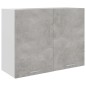 Hängeschrank Betongrau 80x31x60 cm Holzwerkstoff Hängeschrank Betongrau 80x31x60 cm Holzwerkstoff