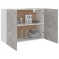 Hängeschrank Betongrau 80x31x60 cm Holzwerkstoff Hängeschrank Betongrau 80x31x60 cm Holzwerkstoff