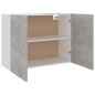 Hängeschrank Betongrau 80x31x60 cm Holzwerkstoff Hängeschrank Betongrau 80x31x60 cm Holzwerkstoff