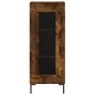 Highboard Räuchereiche 34,5x34x180 cm Holzwerkstoff Highboard Räuchereiche 34,5x34x180 cm Holzwerkstoff