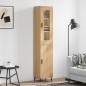 Highboard Sonoma-Eiche 34,5x34x180 cm Holzwerkstoff Highboard Sonoma-Eiche 34,5x34x180 cm Holzwerkstoff