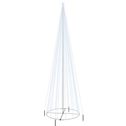 LED-Weihnachtsbaum Kegelform Kaltweiß 1134 LEDs 230x800 cm