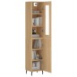 Highboard Sonoma-Eiche 34,5x34x180 cm Holzwerkstoff Highboard Sonoma-Eiche 34,5x34x180 cm Holzwerkstoff