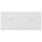 Waschbeckenunterschrank Hochglanz-Weiß 100x38,5x46 cm Waschbeckenunterschrank Hochglanz-Weiß 100x38,5x46 cm