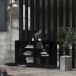 vidaXL Sideboard Schwarz 103,5x35x70 cm Holzwerkstoff vidaXL Sideboard Schwarz 103,5x35x70 cm Holzwerkstoff