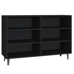 vidaXL Sideboard Schwarz 103,5x35x70 cm Holzwerkstoff