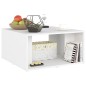 Couchtische 4 Stk. Weiß 33x33x33 cm Holzwerkstoff Couchtische 4 Stk. Weiß 33x33x33 cm Holzwerkstoff