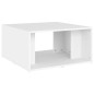 Couchtische 4 Stk. Weiß 33x33x33 cm Holzwerkstoff Couchtische 4 Stk. Weiß 33x33x33 cm Holzwerkstoff