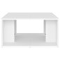 Couchtische 4 Stk. Weiß 33x33x33 cm Holzwerkstoff Couchtische 4 Stk. Weiß 33x33x33 cm Holzwerkstoff