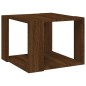 Couchtisch Braun Eichen-Optik 40x40x30 cm Holzwerkstoff Couchtisch Braun Eichen-Optik 40x40x30 cm Holzwerkstoff