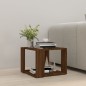 Couchtisch Braun Eichen-Optik 40x40x30 cm Holzwerkstoff Couchtisch Braun Eichen-Optik 40x40x30 cm Holzwerkstoff