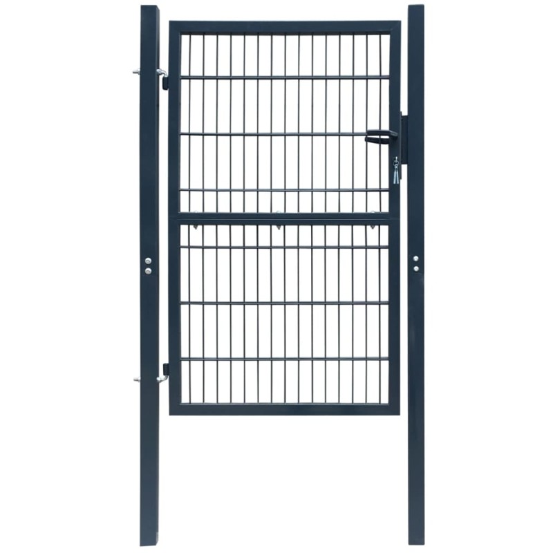 vidaXL Zauntor Stahl 106x248 cm Anthrazit vidaXL Zauntor Stahl 106x248 cm Anthrazit