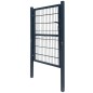 vidaXL Zauntor Stahl 106x248 cm Anthrazit vidaXL Zauntor Stahl 106x248 cm Anthrazit