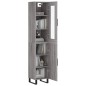 Highboard Grau Sonoma 34,5x34x180 cm Holzwerkstoff Highboard Grau Sonoma 34,5x34x180 cm Holzwerkstoff