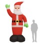 vidaXL Weihnachtsmann Aufblasbar mit LEDs 370 cm vidaXL Weihnachtsmann Aufblasbar mit LEDs 370 cm