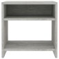 Nachttische 2 Stk. Betongrau 40x30x40 cm Holzwerkstoff Nachttische 2 Stk. Betongrau 40x30x40 cm Holzwerkstoff