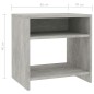 Nachttische 2 Stk. Betongrau 40x30x40 cm Holzwerkstoff Nachttische 2 Stk. Betongrau 40x30x40 cm Holzwerkstoff