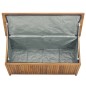 vidaXL Gartenbox 114x50x58 cm Massivholz Teak vidaXL Gartenbox 114x50x58 cm Massivholz Teak