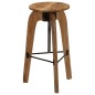 Barhocker 2 Stk. Akazie Massivholz Barhocker 2 Stk. Akazie Massivholz