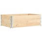 Paletten-Aufsatzrahmen 3 Stk. 50×150 cm Kiefern-Massivholz Paletten-Aufsatzrahmen 3 Stk. 50×150 cm Kiefern-Massivholz