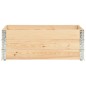 Paletten-Aufsatzrahmen 3 Stk. 50×150 cm Kiefern-Massivholz Paletten-Aufsatzrahmen 3 Stk. 50×150 cm Kiefern-Massivholz