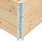 Paletten-Aufsatzrahmen 3 Stk. 50×150 cm Kiefern-Massivholz Paletten-Aufsatzrahmen 3 Stk. 50×150 cm Kiefern-Massivholz