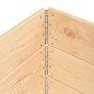 Paletten-Aufsatzrahmen 3 Stk. 50×150 cm Kiefern-Massivholz Paletten-Aufsatzrahmen 3 Stk. 50×150 cm Kiefern-Massivholz