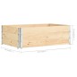 Paletten-Aufsatzrahmen 3 Stk. 50×150 cm Kiefern-Massivholz Paletten-Aufsatzrahmen 3 Stk. 50×150 cm Kiefern-Massivholz