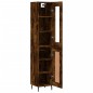 Highboard Räuchereiche 34,5x34x180 cm Holzwerkstoff Highboard Räuchereiche 34,5x34x180 cm Holzwerkstoff