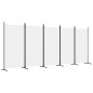 5-tlg. Paravent Weiß 433x180 cm Stoff 5-tlg. Paravent Weiß 433x180 cm Stoff