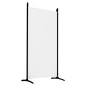 5-tlg. Paravent Weiß 433x180 cm Stoff 5-tlg. Paravent Weiß 433x180 cm Stoff