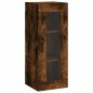 Highboard Räuchereiche 34,5x34x180 cm Holzwerkstoff Highboard Räuchereiche 34,5x34x180 cm Holzwerkstoff