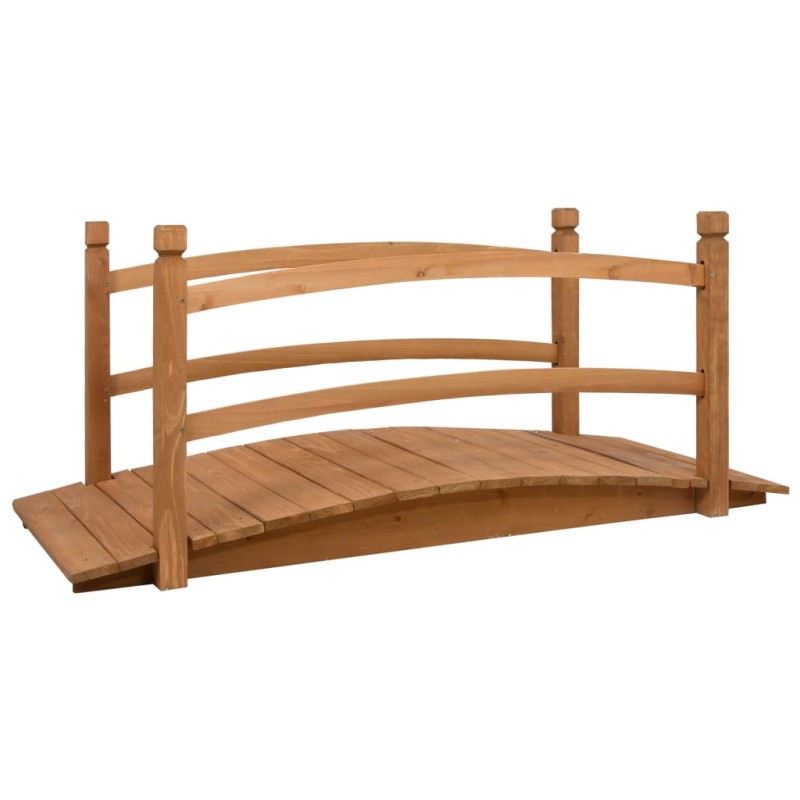 Gartenbrücke 140x60x60 cm Massivholz Tanne Gartenbrücke 140x60x60 cm Massivholz Tanne