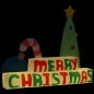 Aufblasbare Weihnachtsdekoration Merry Christmas mit LEDs 197cm Aufblasbare Weihnachtsdekoration Merry Christmas mit LEDs 197cm